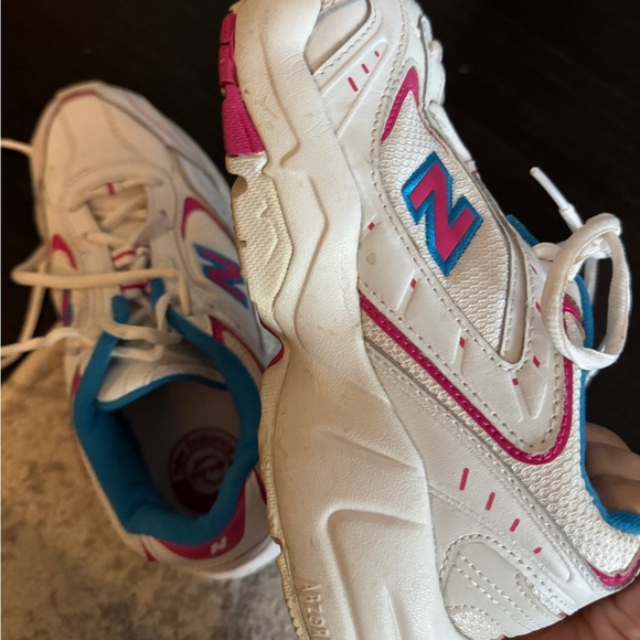 New Balance 452 White & Blue Trainers - Picture 10 of 10